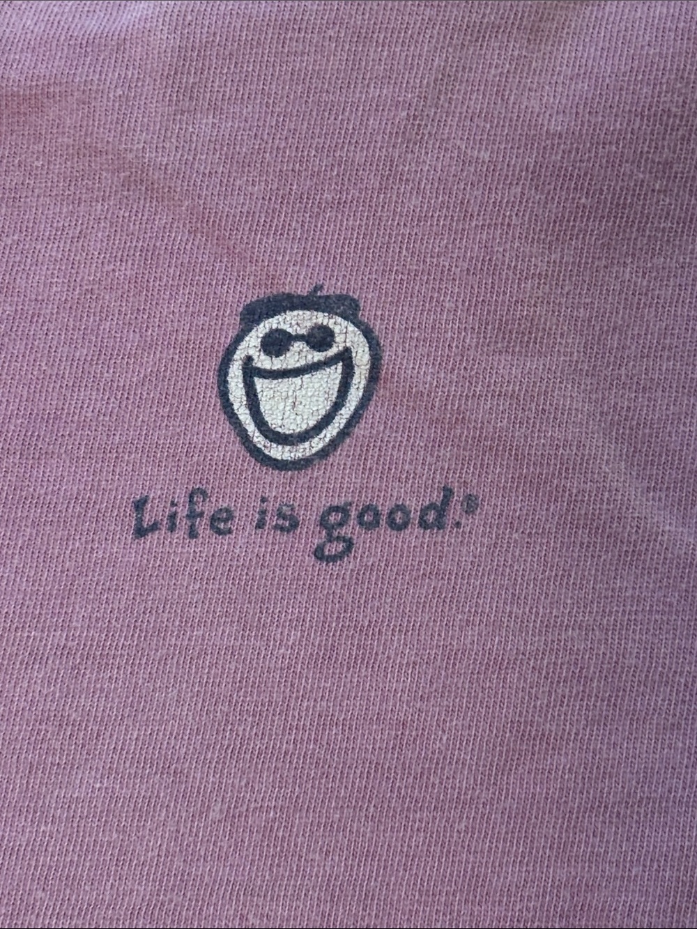 Life Is Good Pink/Purple Long-Sleeve Cabin Graphic Tee - Picture 5 of 7